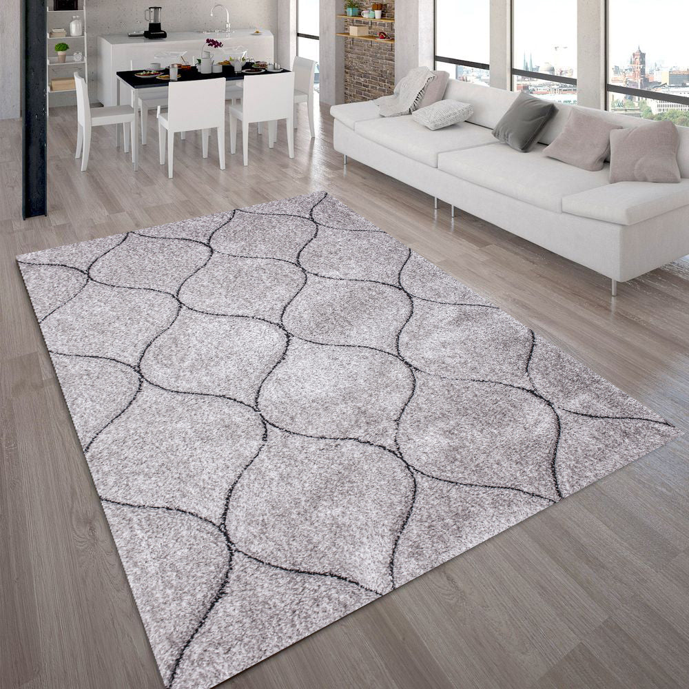 Three Dimensional Plush Hand Carved Appx. 2" Pile Sorrento 720 Shag Area Rug by Rug Factory Plus - Rug Factory Plus