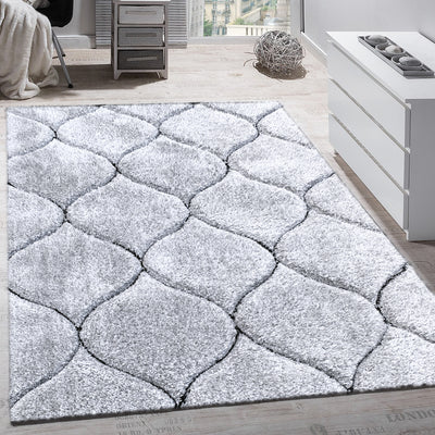 Three Dimensional Plush Hand Carved Appx. 2" Pile Sorrento 720 Shag Area Rug by Rug Factory Plus - Rug Factory Plus