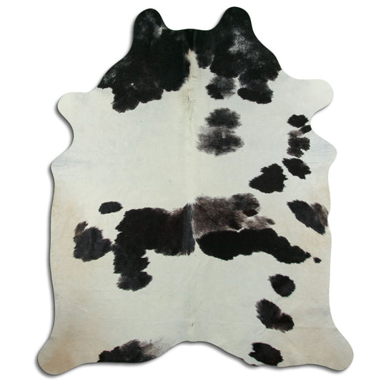 Black and White Real Cowhide