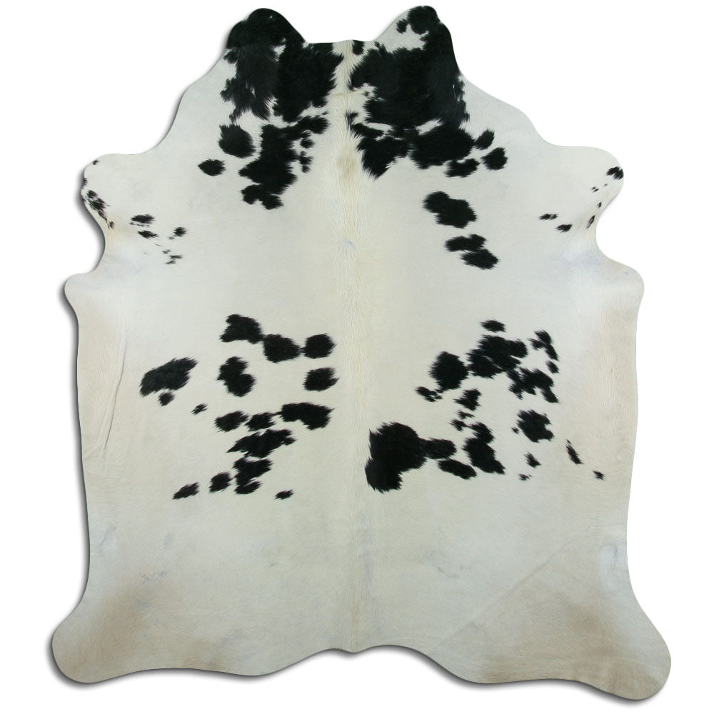 Black and White Real Cowhide