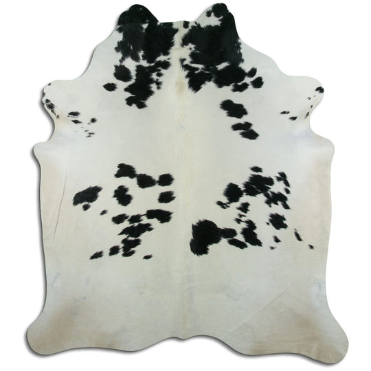 Black and White Real Cowhide