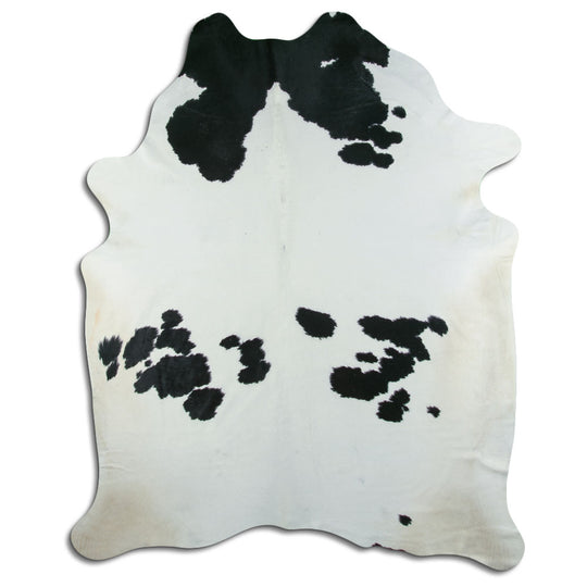 Black and White Real Cowhide