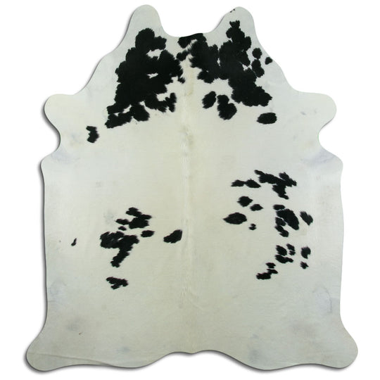 Black and White Real Cowhide