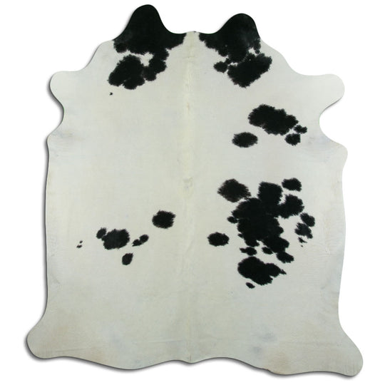 Black and White Real Cowhide
