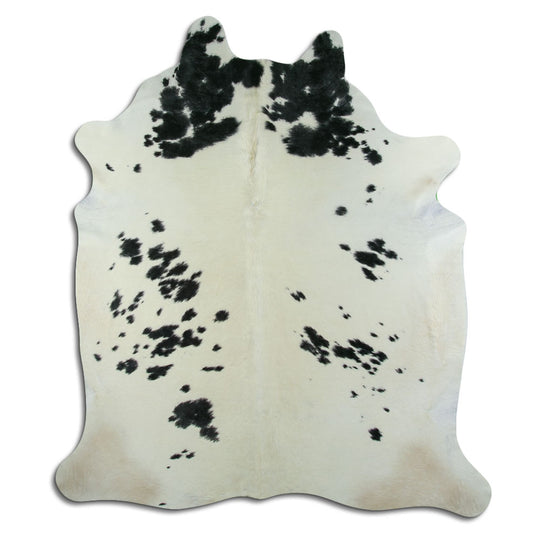 Black and White Real Cowhide