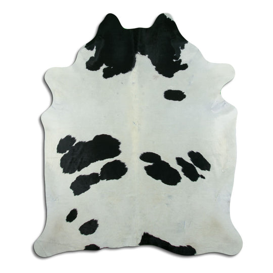 Black and White Real Cowhide