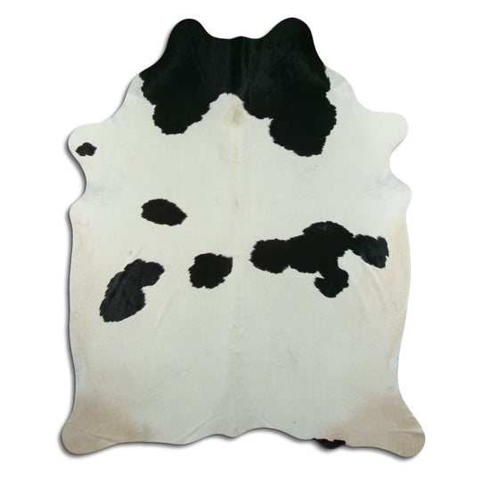 Black and White Real Cowhide