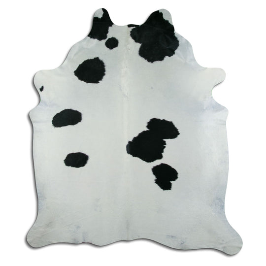 Black and White Real Cowhide