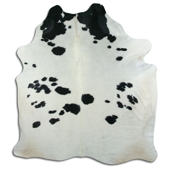 Black and White Real Cowhide