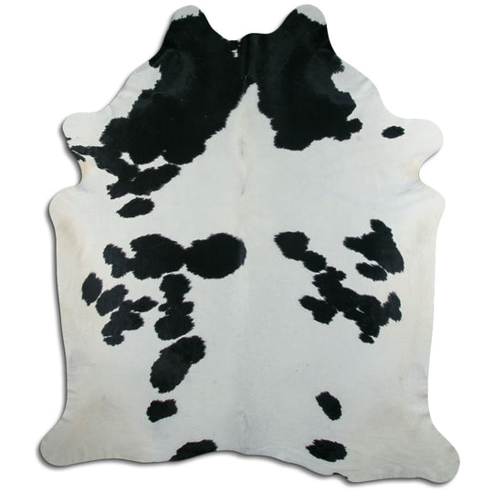 Black and White Real Cowhide