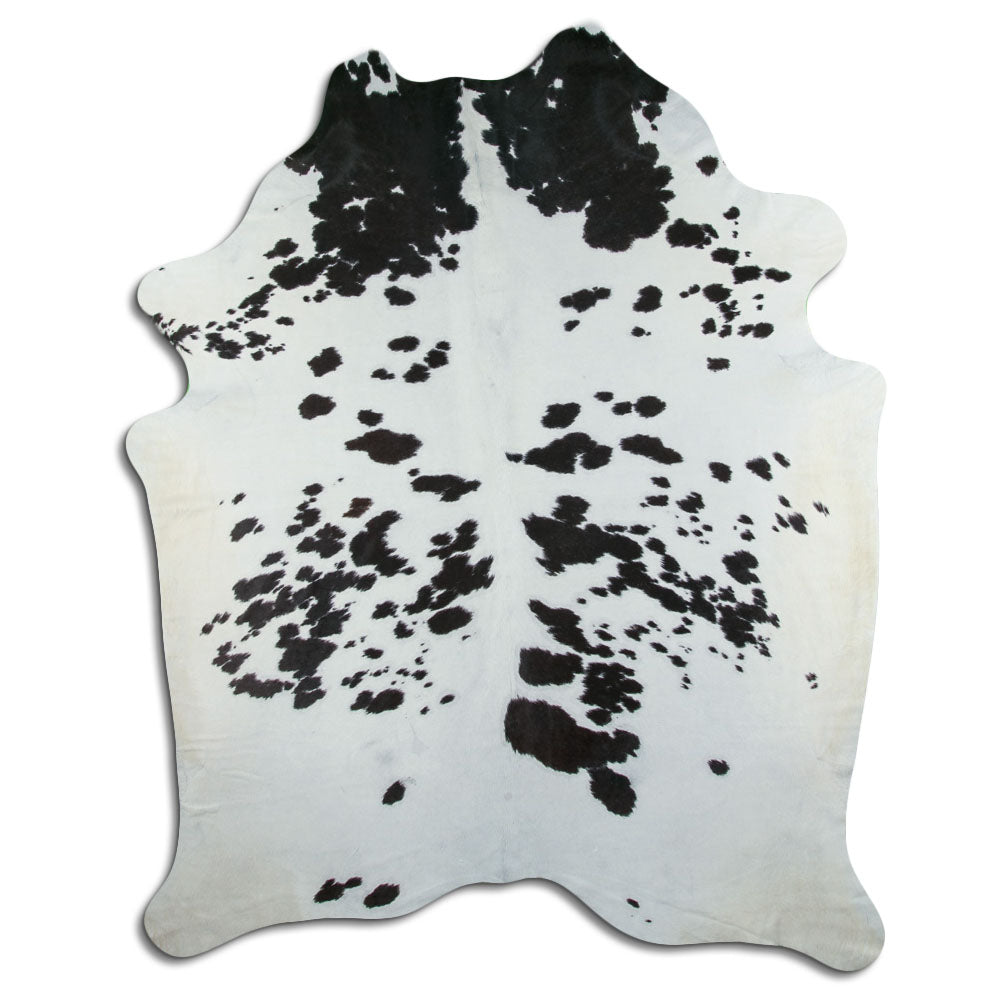 Black and White Real Cowhide