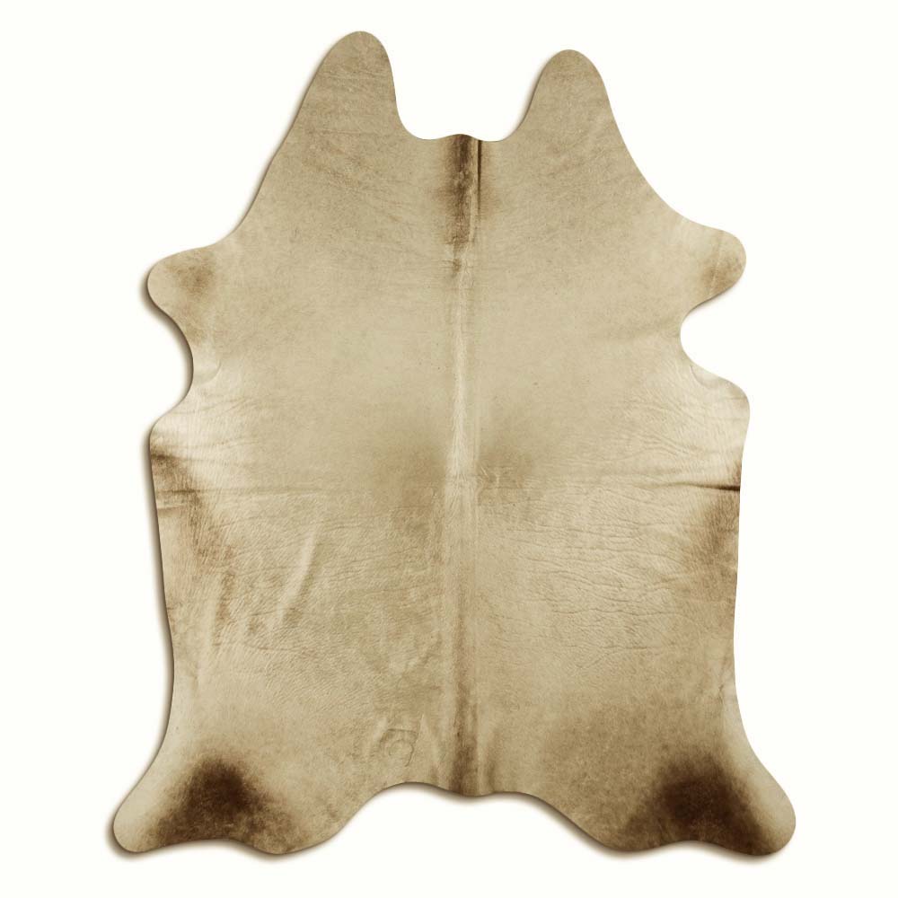 Light Champagne Real Cowhide