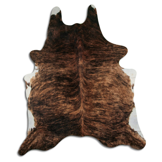 Beige Brindle Real Cowhide