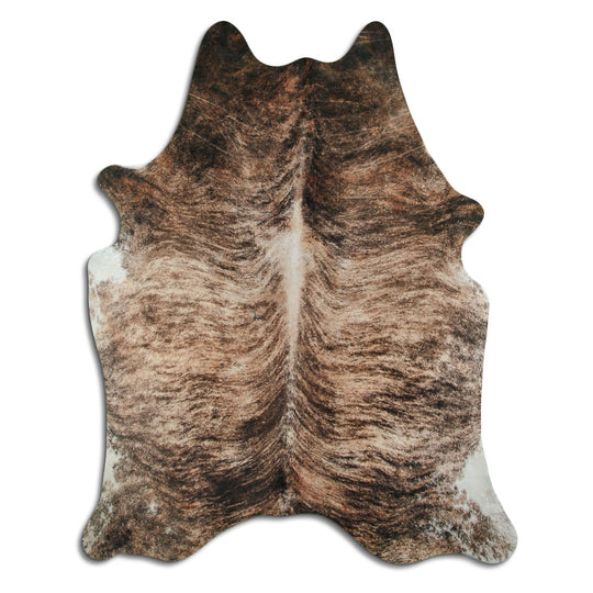 Beige Brindle Real Cowhide
