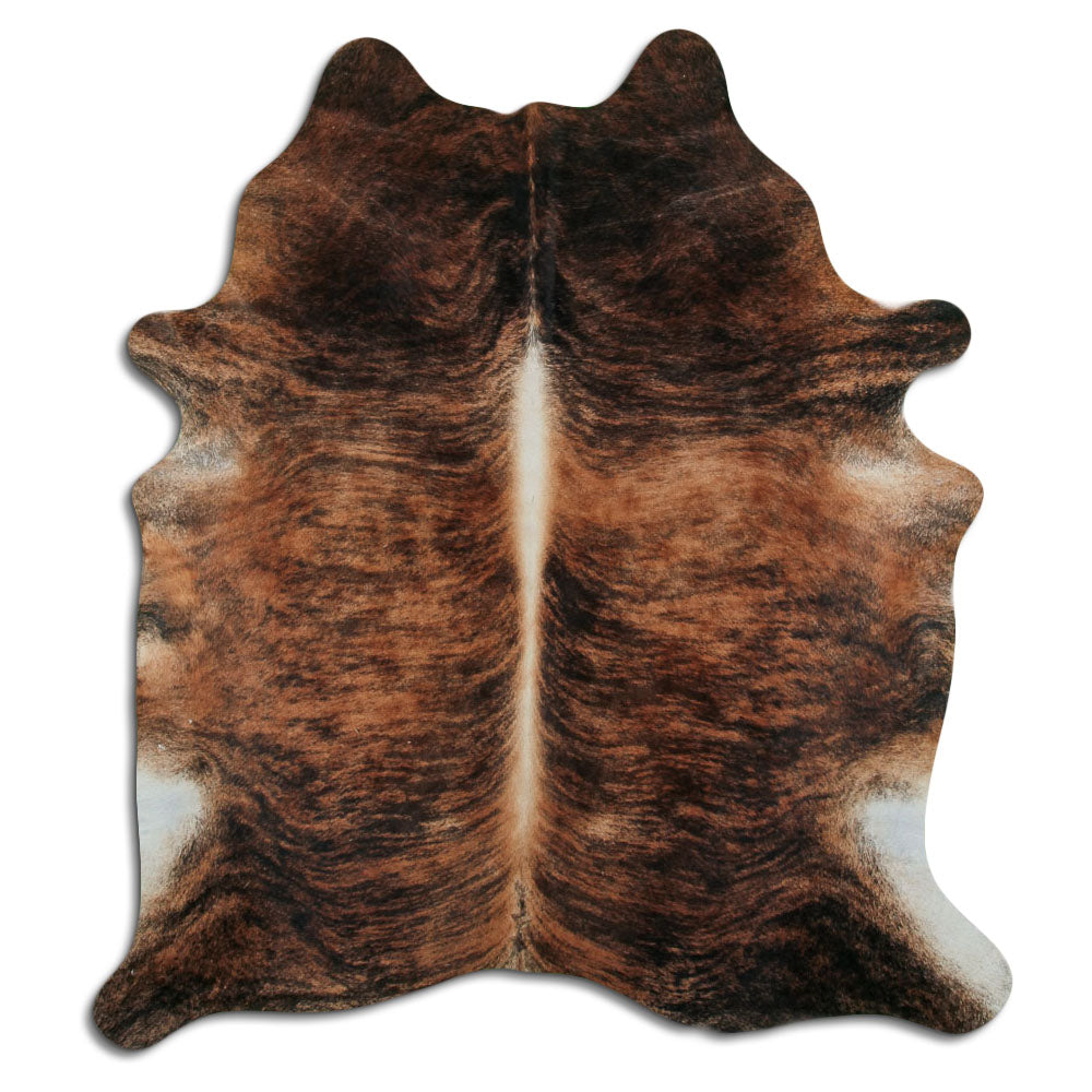 Beige Brindle Real Cowhide