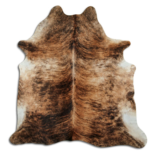 Beige Brindle Real Cowhide