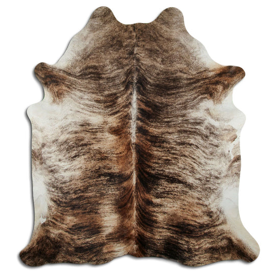 Beige Brindle Real Cowhide