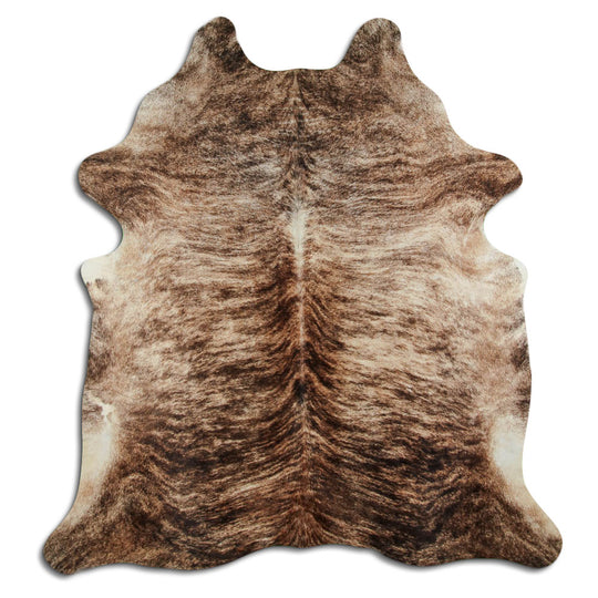 Beige Brindle Real Cowhide