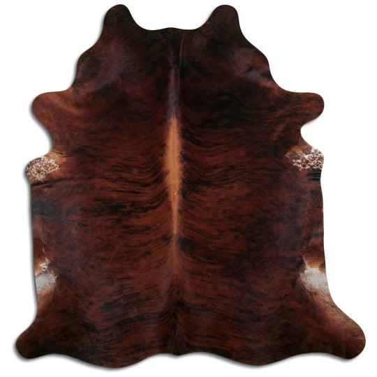 Dark Brindle Real Cowhide