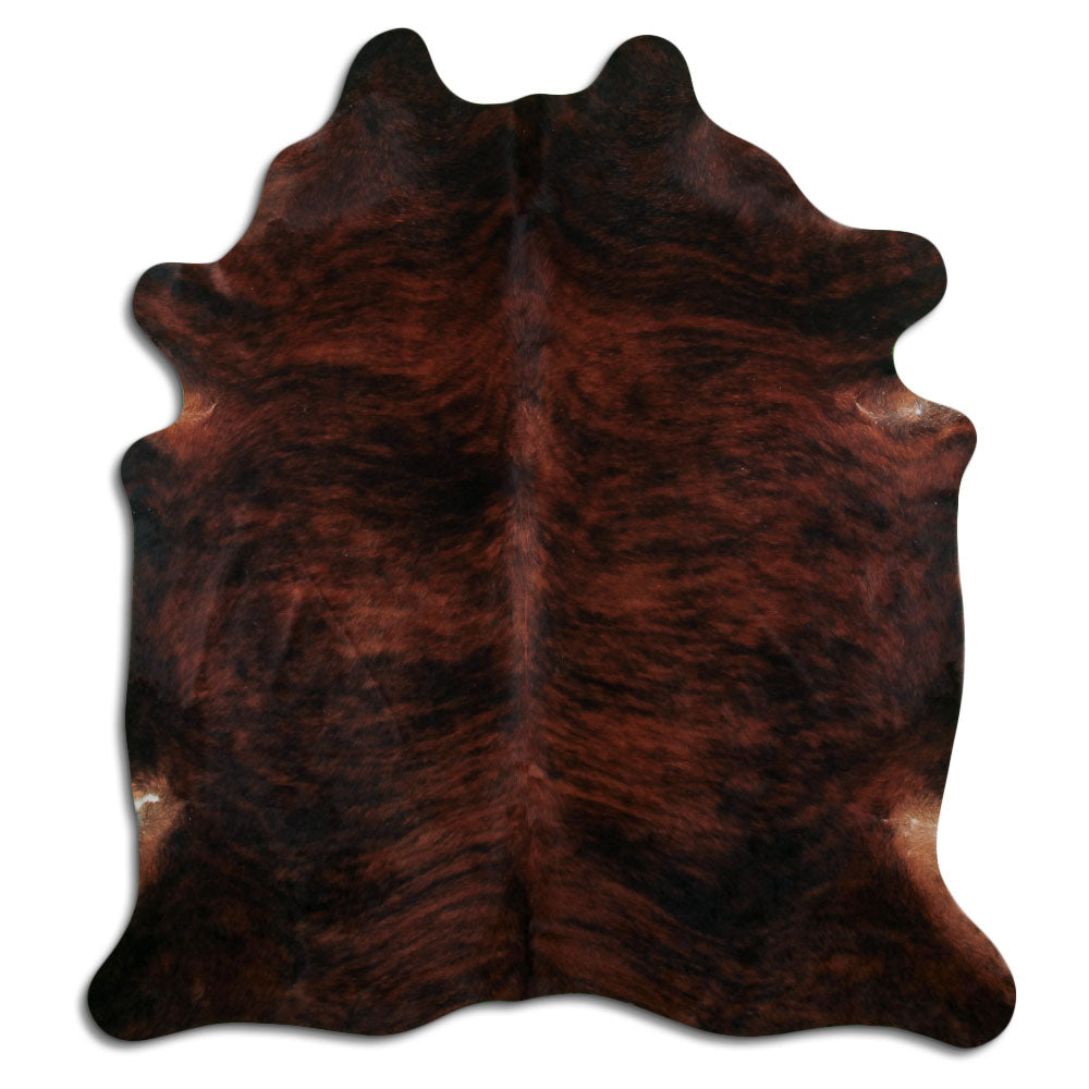 Dark Brindle Real Cowhide