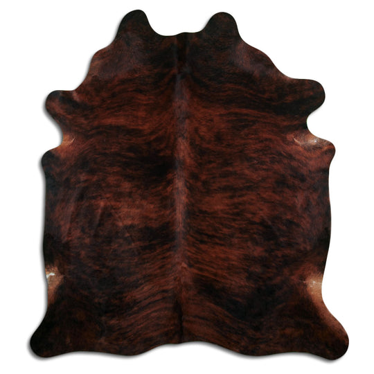 Dark Brindle Real Cowhide