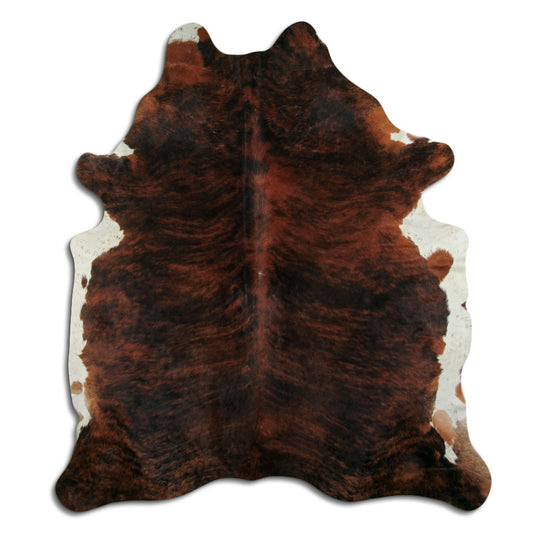 Dark Brindle Real Cowhide