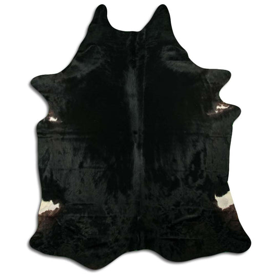 Black Real Cowhide