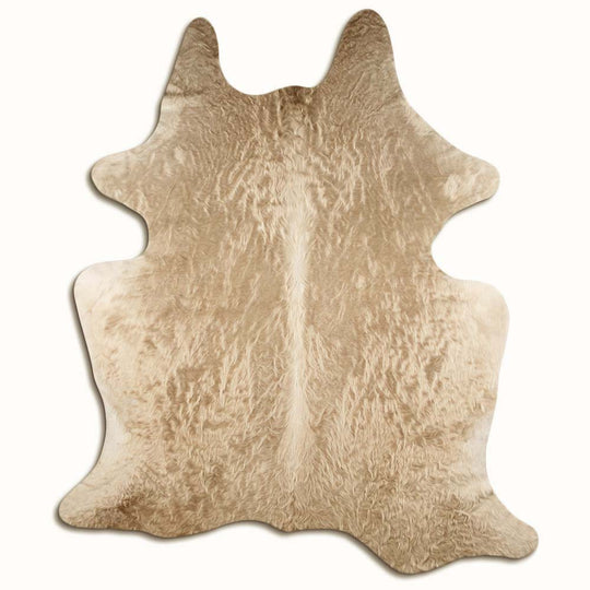 Light Champagne Real Cowhide