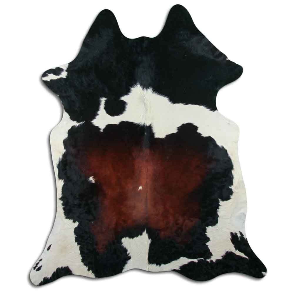 Light Tricolor Real Cowhide