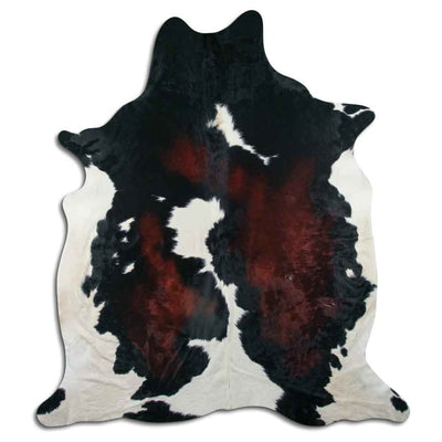 Light Tricolor Real Cowhide