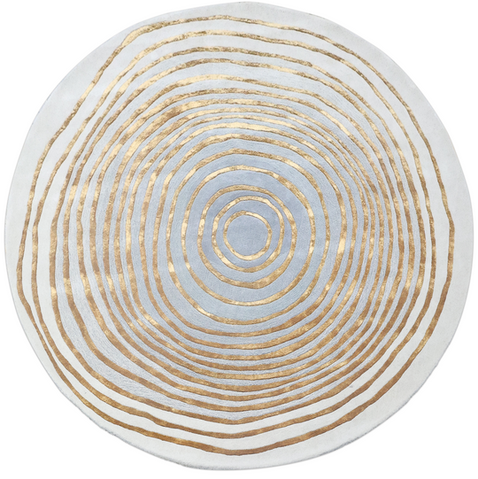 Beluga Tufted Design 50 Round Area Rug
