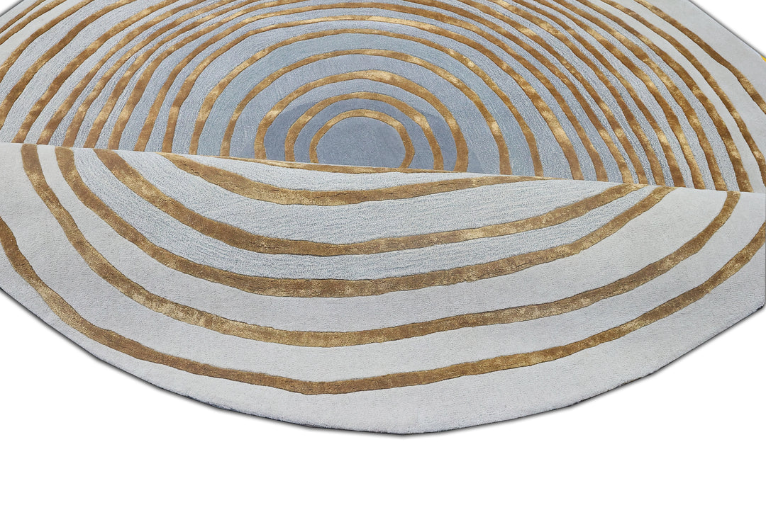Beluga Tufted Design 50 Round Area Rug