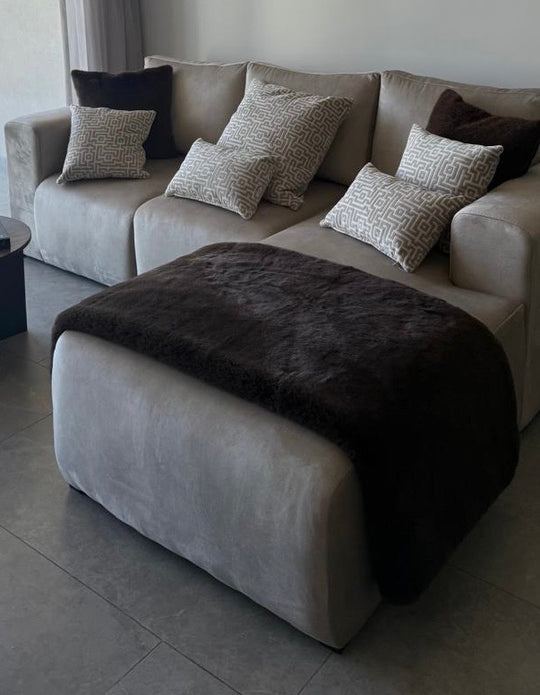 Chinchilla Feel Faux Fur Throw/Blanket