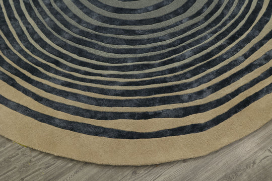 Beluga Tufted Design 50 Round Area Rug