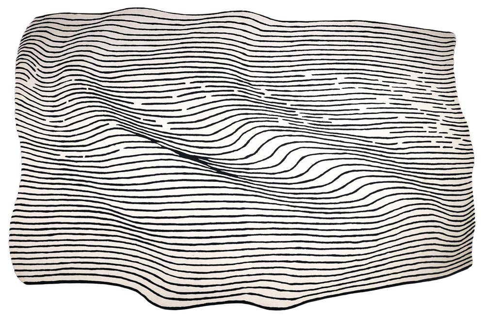 Beluga Tufted Design 55 Ivory Black