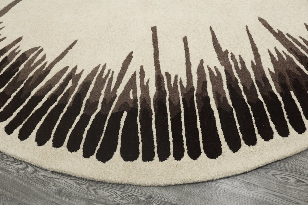Beluga Tufted Design 65 Ivory Black