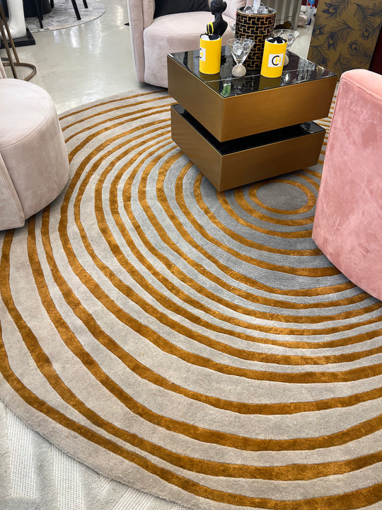 Beluga Tufted Design 50 Round Area Rug