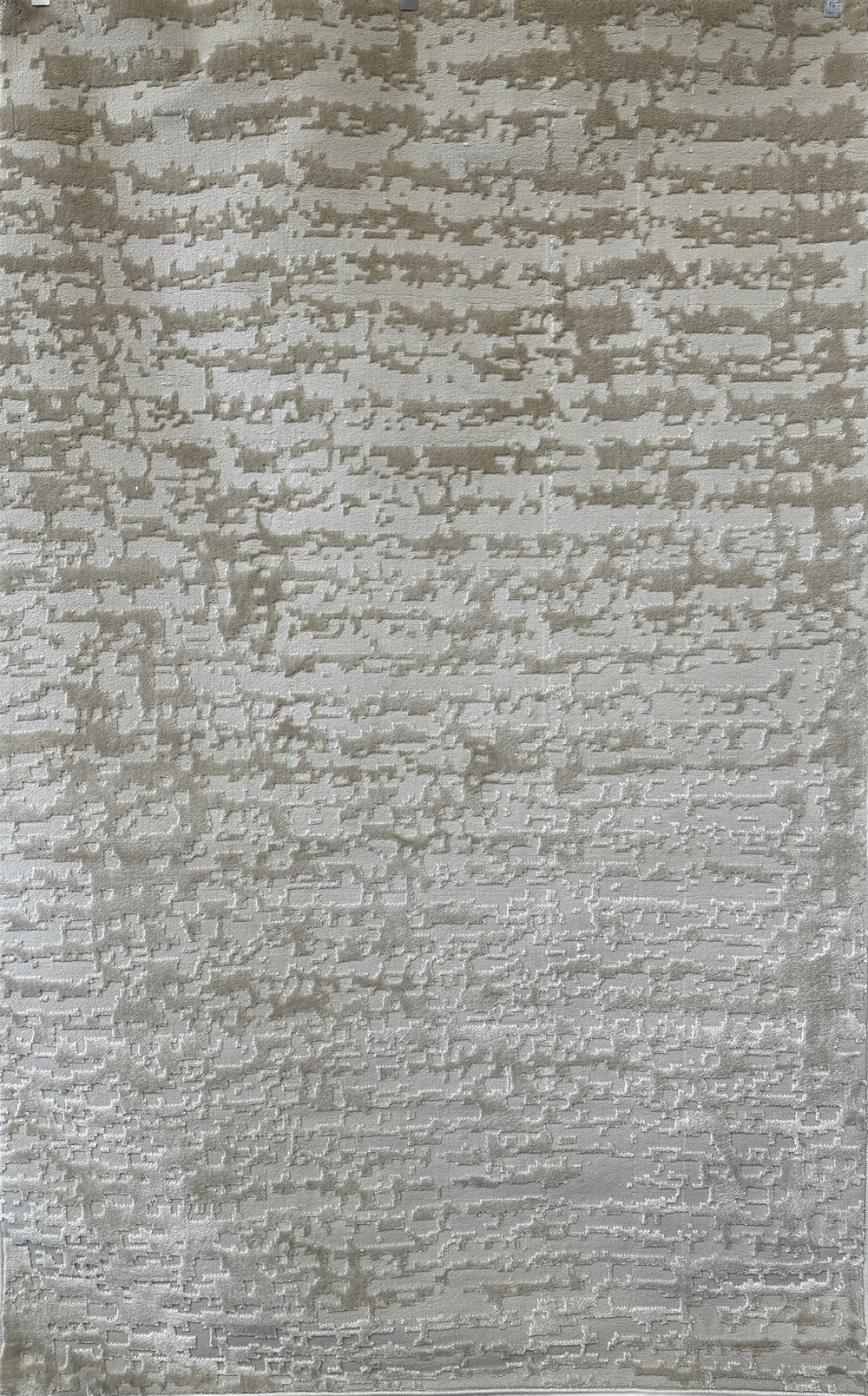 Textured area rug with a neutral color palette