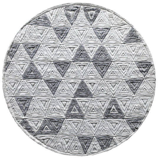 STK-025 IVORY GREY ROUND