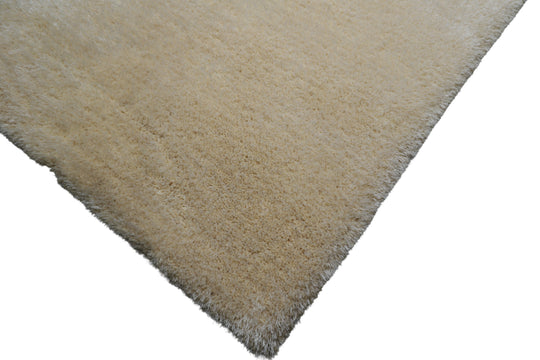 Shaggy Viscose Solid Cream