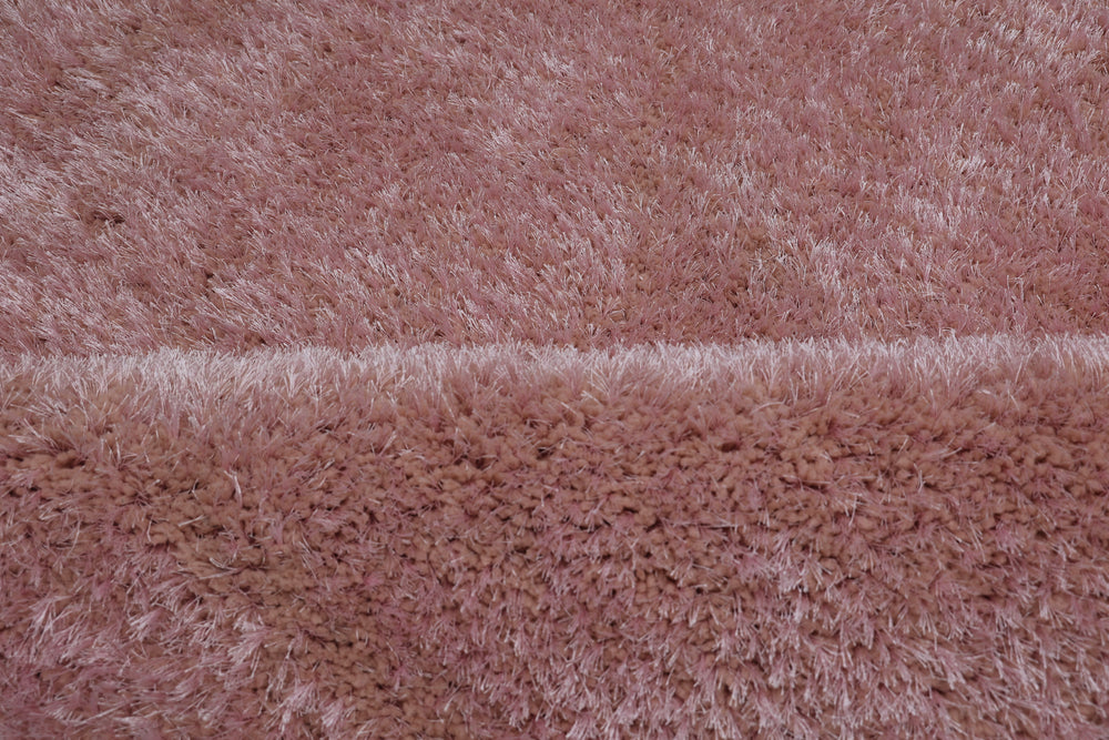 Shaggy Viscose Solid Dusty Pink