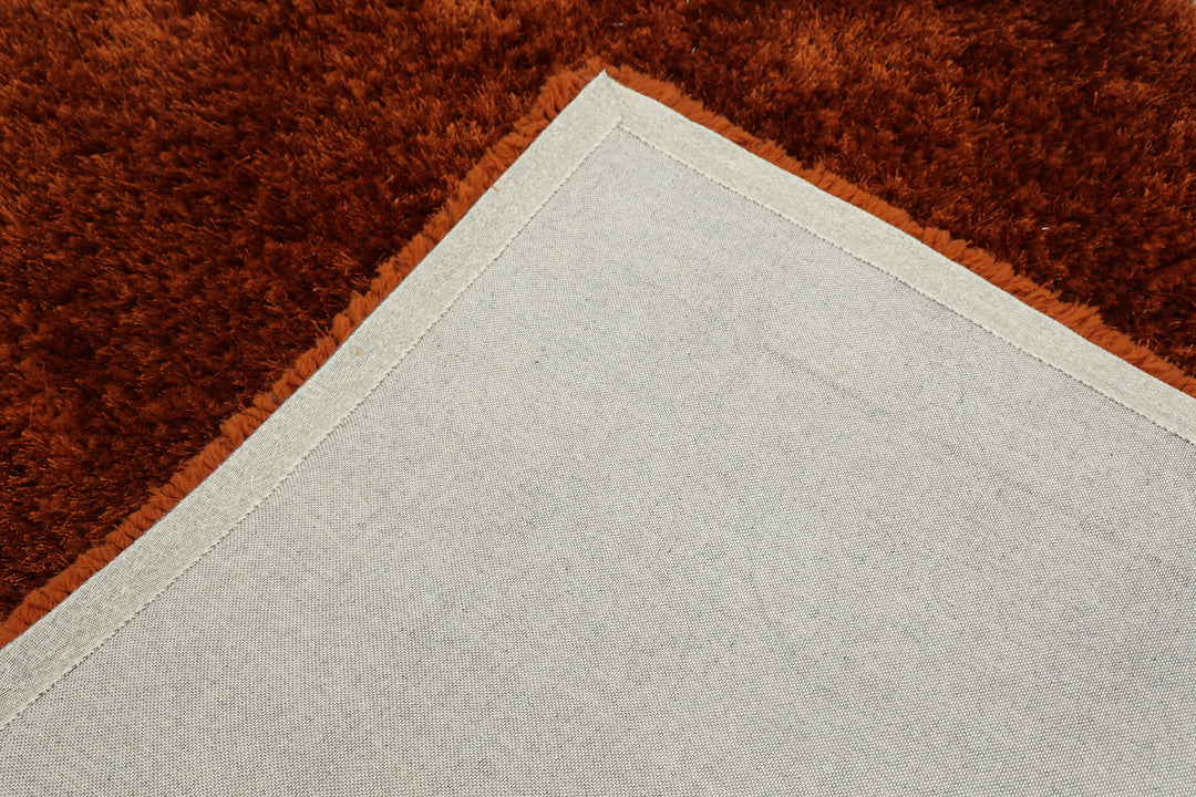 Shaggy Viscose Solid Rust