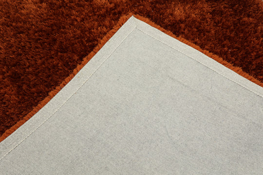 Shaggy Viscose Solid Rust