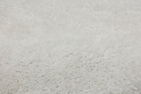 Shaggy Viscose Solid White
