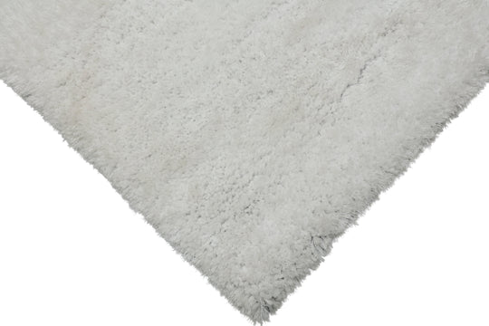 Shaggy Viscose Solid White
