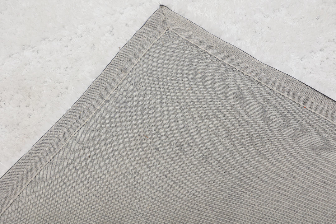 Shaggy Viscose Solid White