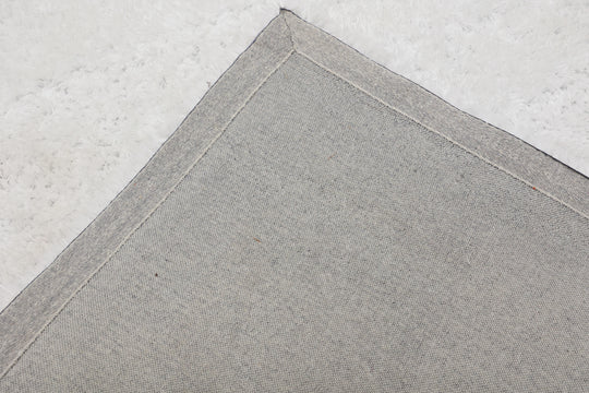 Shaggy Viscose Solid White