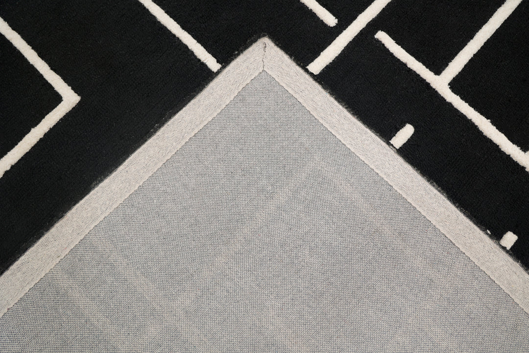 Beluga Tufted Design CR-2606-385 Black White