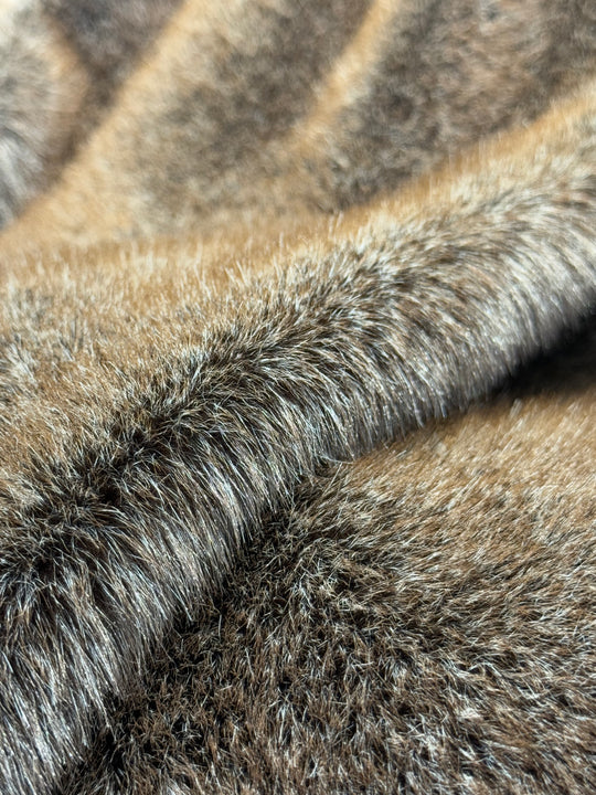 Faux Mink Throw - MINKO 10 Brown