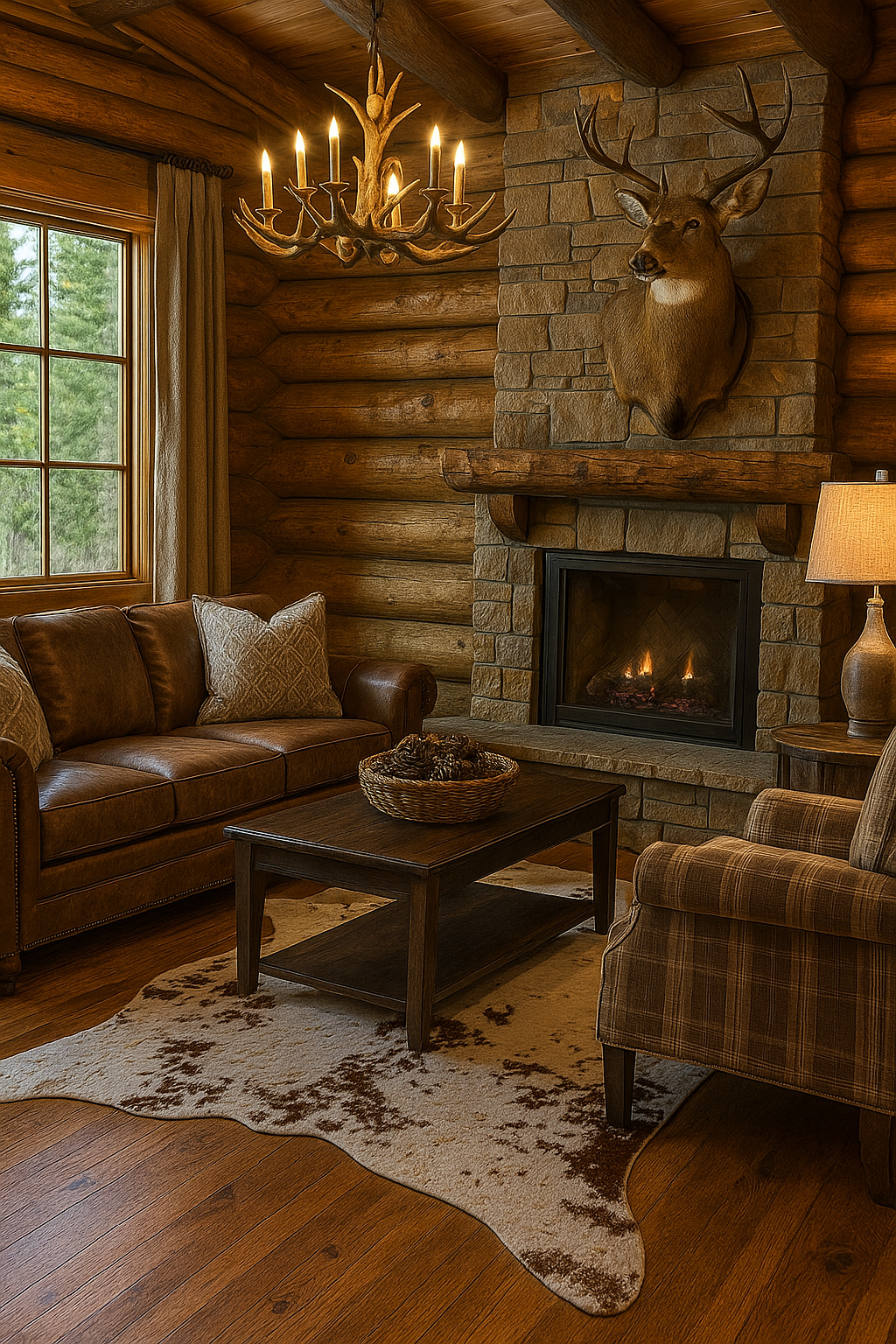 Modern Rustic Faux Fur Art Hide Metallic by Rug Factory Plus